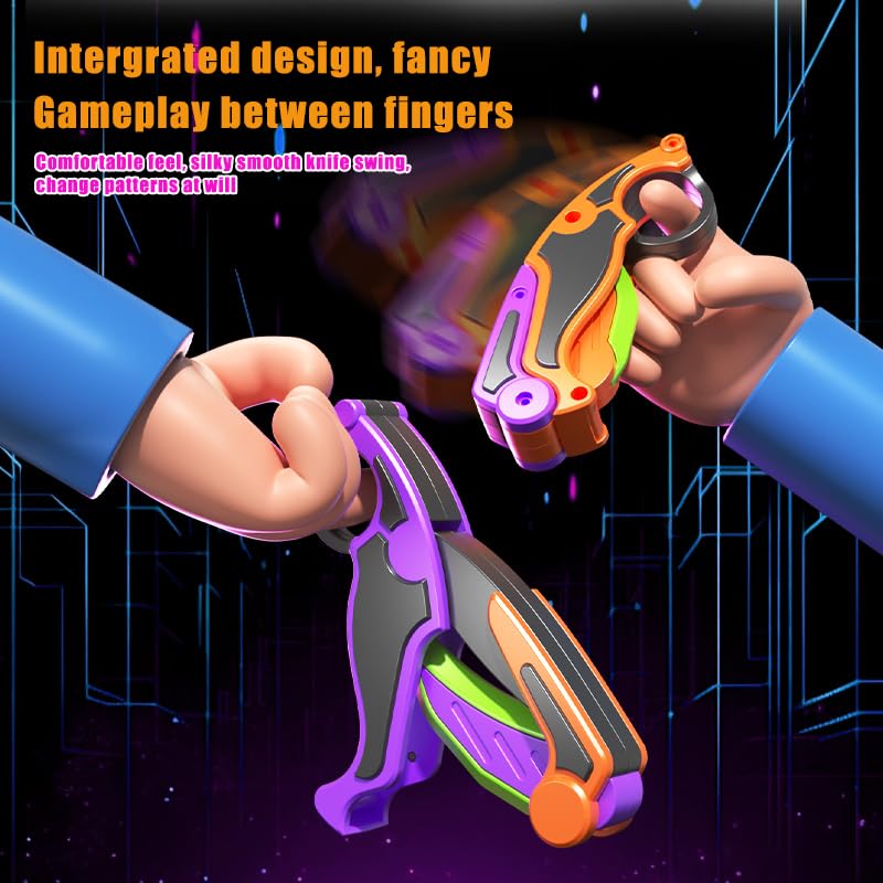 PETBSNVB fidget claw knife unique mechanism for shape switching