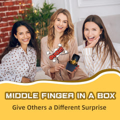 PETBSNVB Middle Finger in a Box, ready for gift wrap and surprise reveals.