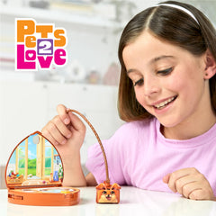 Pets 2 Love Luna purse top open reveals cozy hideaway