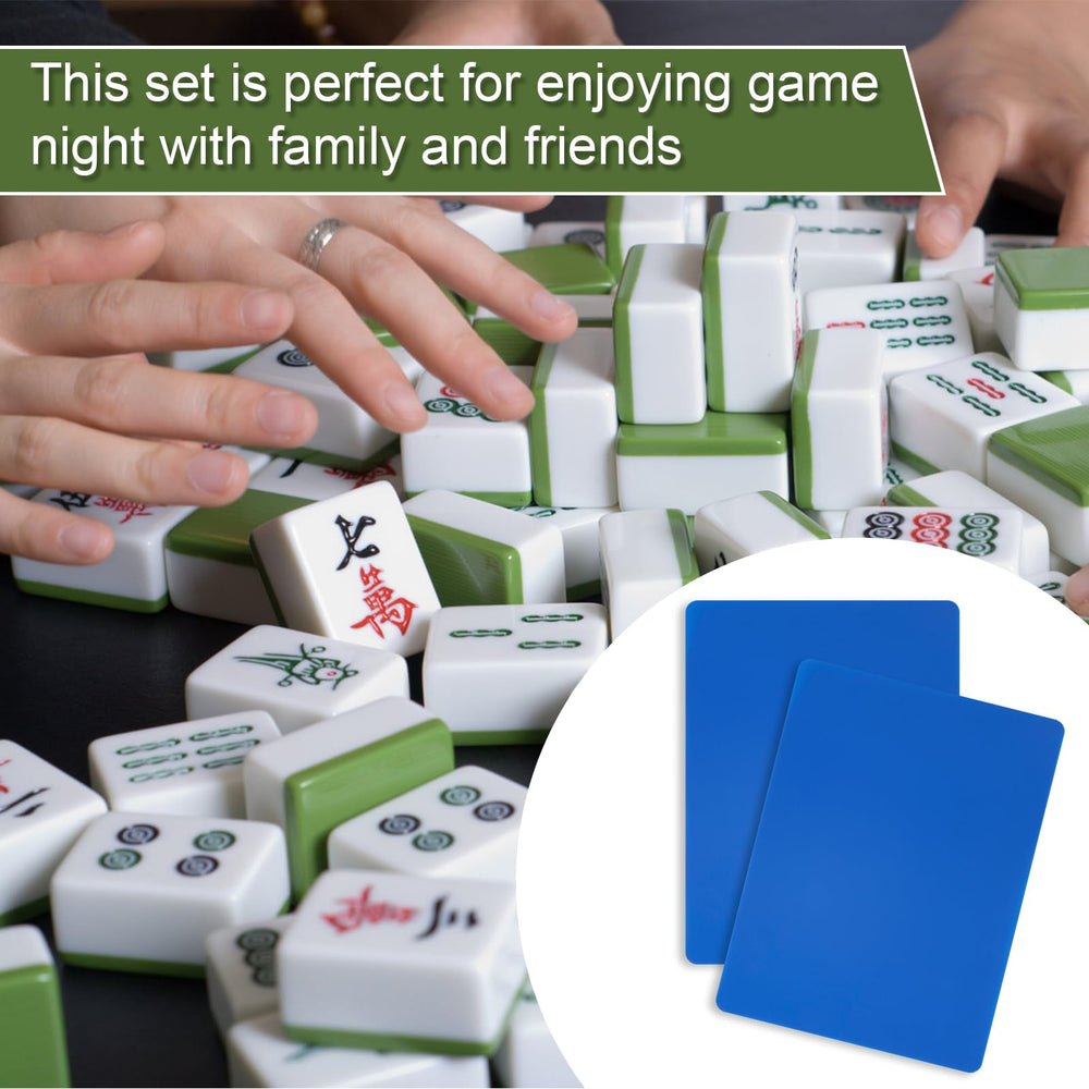 PEUTIER Mahjong Tile Mixer blue compact size ideal for travel.