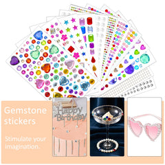 PFPNEZR circular, square, heart, and star shapes ideal for embellishing crafts