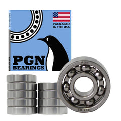 PGN Bearings 10-piece 608 open bearings set for smooth spinner spins
