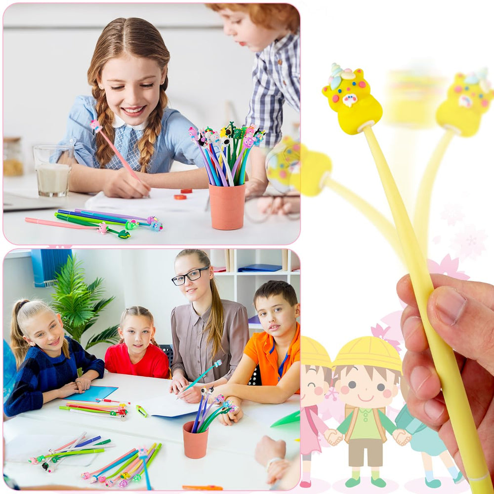 PGPBW Squishy Pens with fruit-people themes spark playful imagination