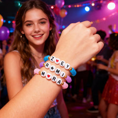 Phask Korea-Pop bracelets worn on wrist, ideal for cosplays and concerts