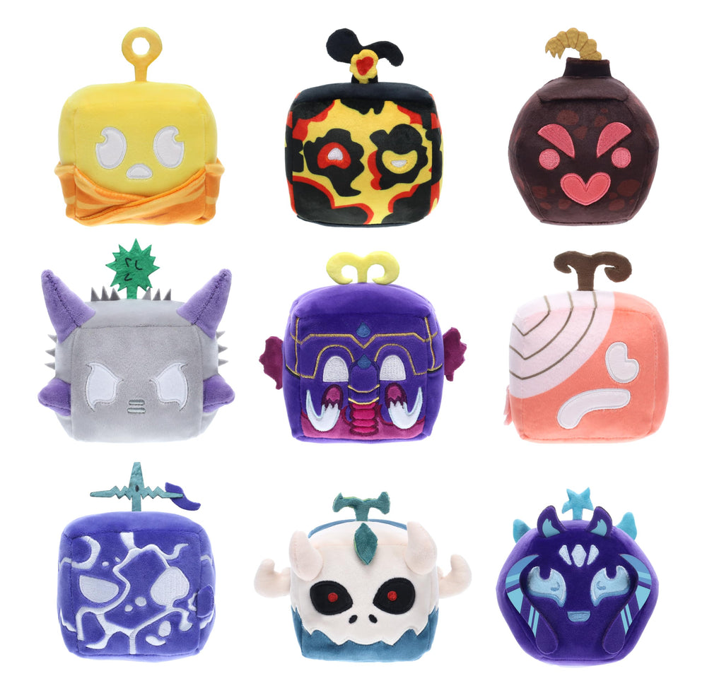 PhatMojo Blox Fruits plush surprise collectible features durable stitching for lasting fun.