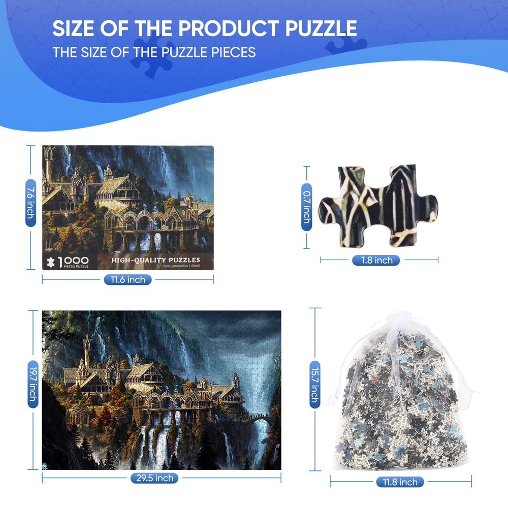 Phinli Lord of Rings pieces feature letter labels A to Z for easier sorting.