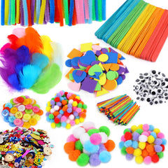 Phinus Craft Supplies Set nine materials for versatile DIY creations and classroom use