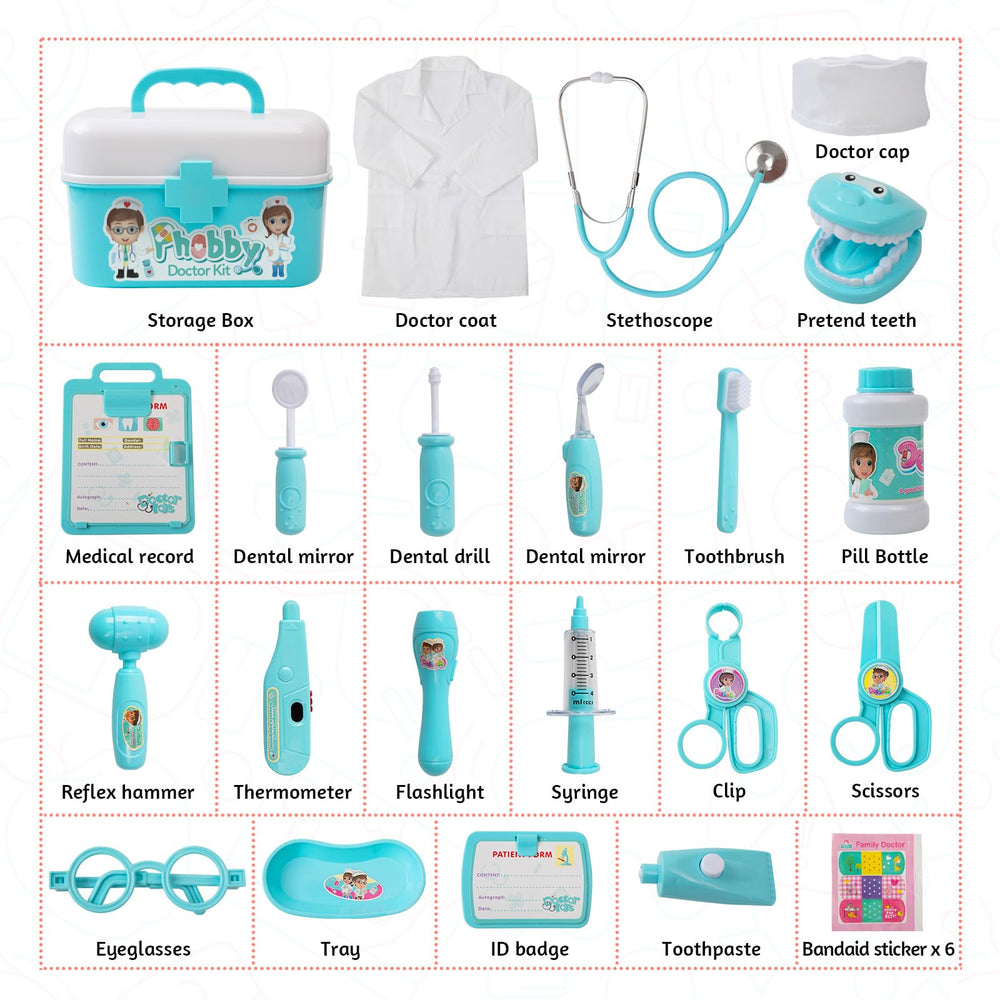 Phobby portable case with handle keeps accessories organized