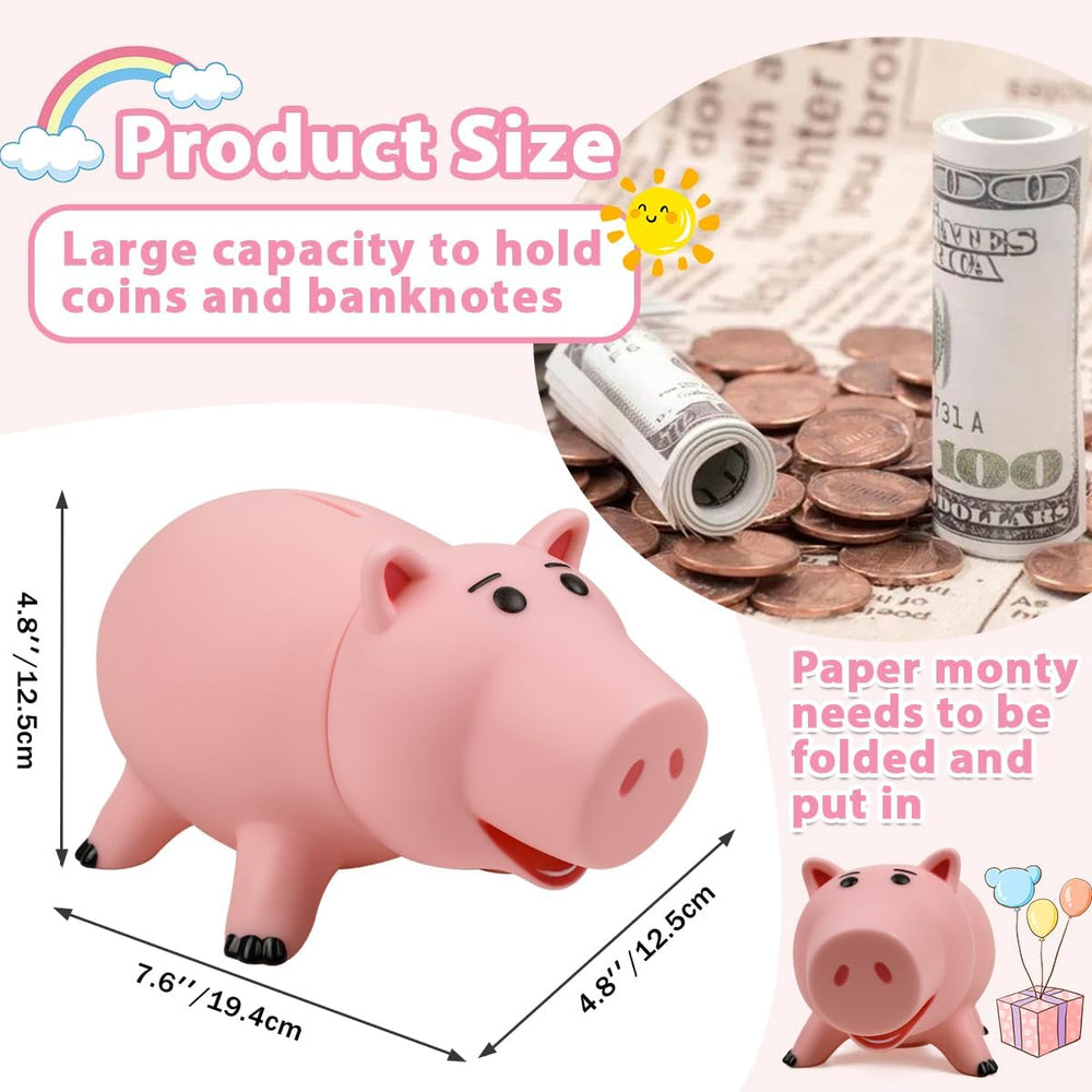 PHOCAS Hamm piggy bank durable material shown for active kids and long-lasting savings