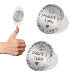 PHOEBUS BABY new parents decision coin double-sided design for quick care decisions