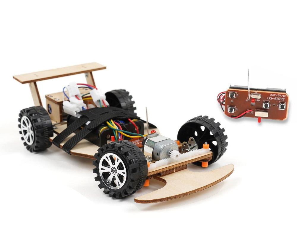Pica Toys F1 RC car kit being assembled to boost STEM learning.