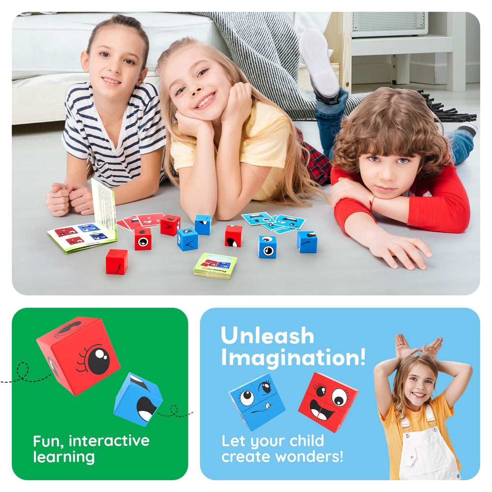 PicassoTiles group-play activity encourages collaboration while building confidence through shared construction challenges.