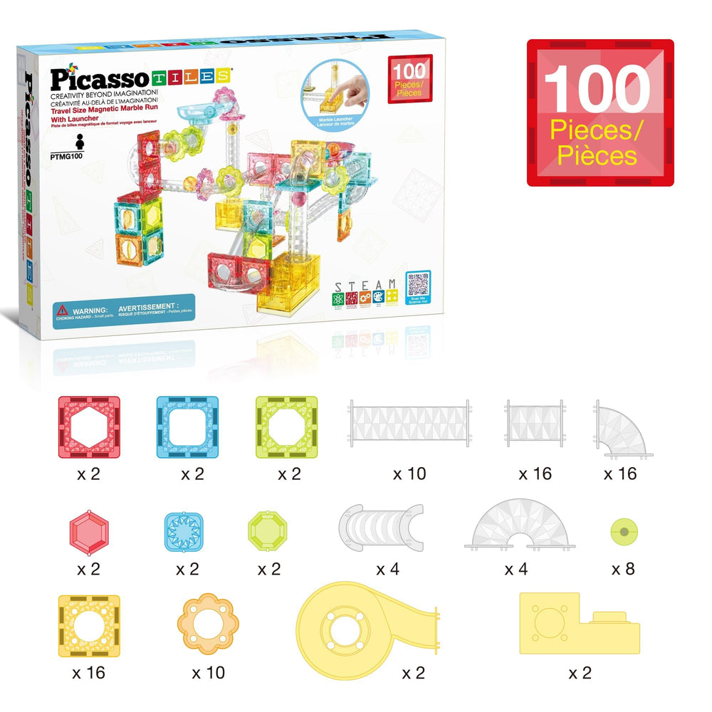 PicassoTiles intersections and slopes enable complex maze design.