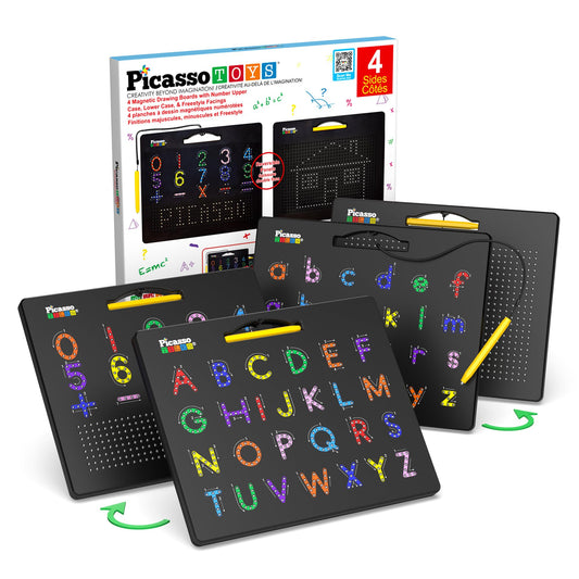 PicassoTiles large 12x10 inch drawing board offers space for creative writing and drawing.