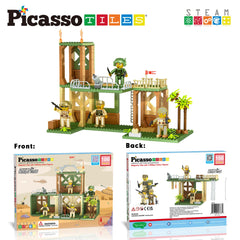 PicassoTiles open-ended imaginative storytelling and cooperative play.