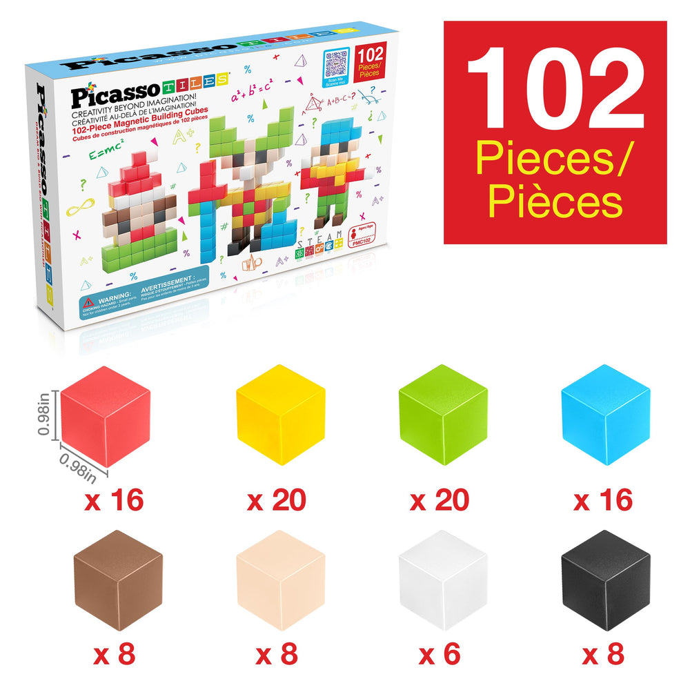 PicassoTiles open-ended STEAM play supports critical thinking and exploration.