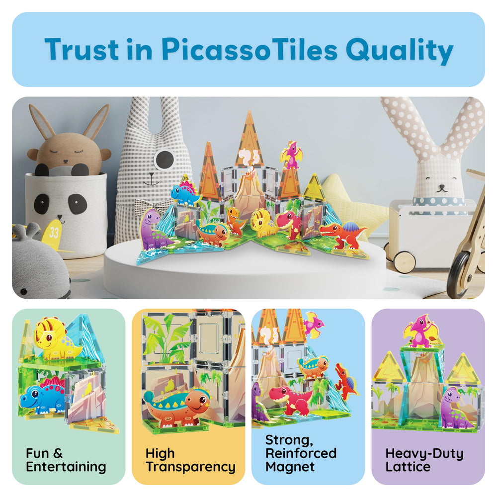 PicassoTiles packaging-and-storage: organized storage helps keep play area neat after adventures.