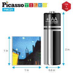 PicassoTiles PMC21 art puzzle assembly supports STEAM learning through hands-on play.