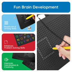 PicassoTiles stylus carries eraser capability on its backside for easy corrections.