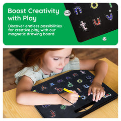 PicassoTiles travel-size learning pad is ideal for learning on the go.