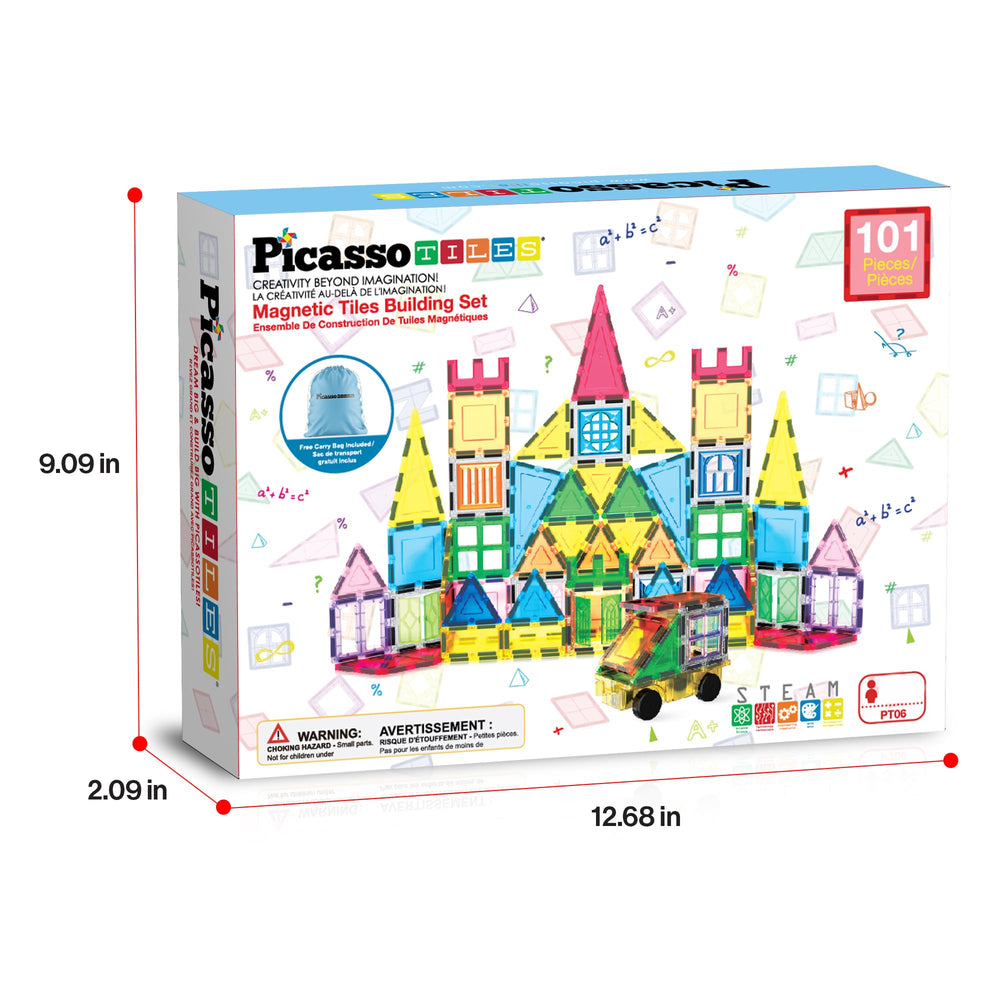 Compatible with full PicassoTiles sets for expanded creativity and collaboration.