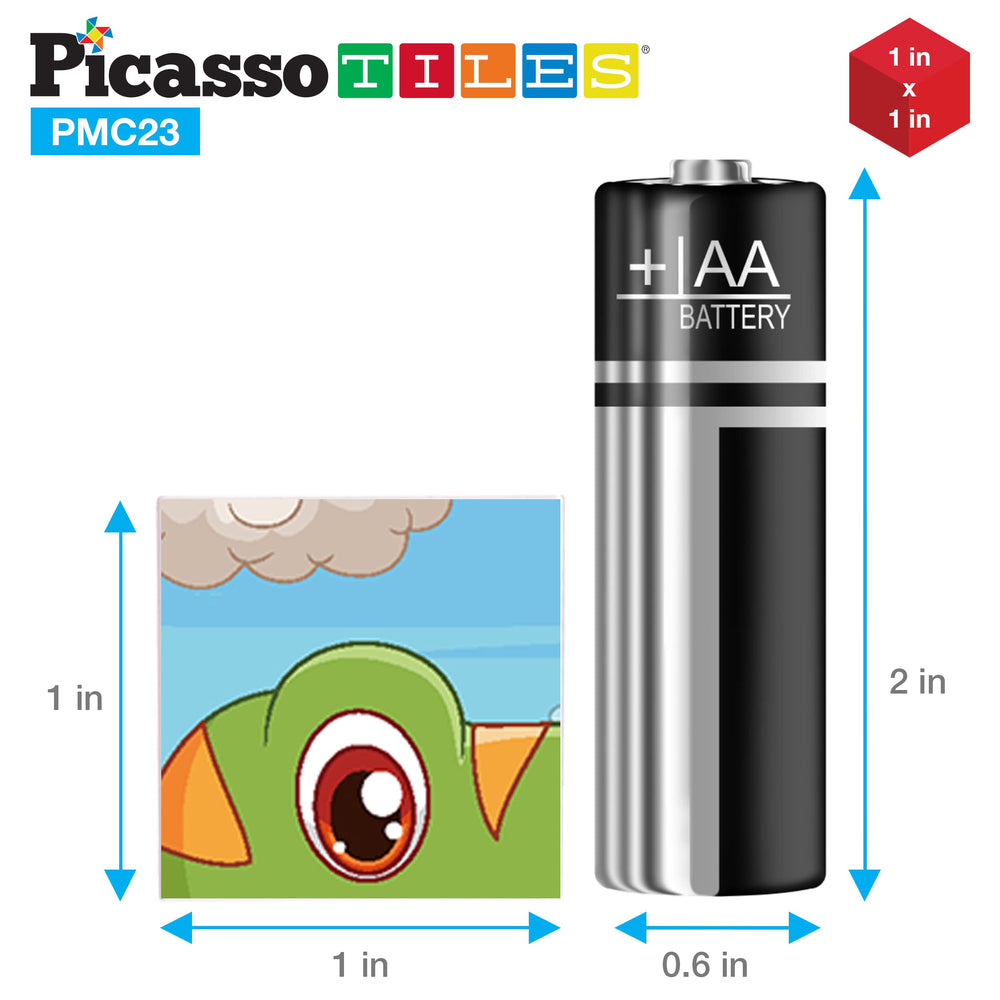 PicassoTiles 120 pictures included for varied play