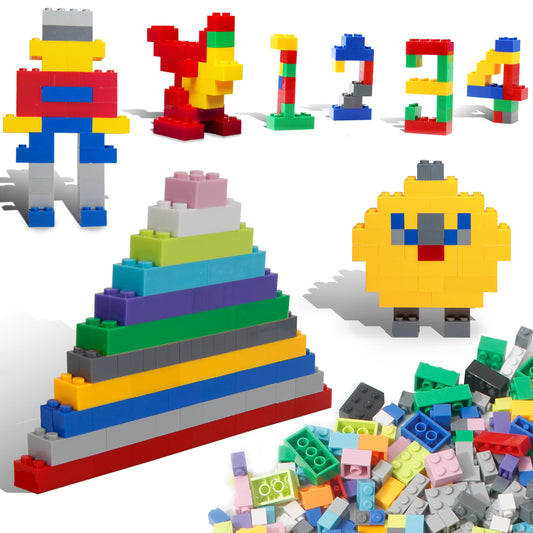PicassoTiles 1750-piece building set enables expansive creative play.