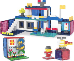 PicassoTiles 24-inch tall structures show impressive height potential for kids