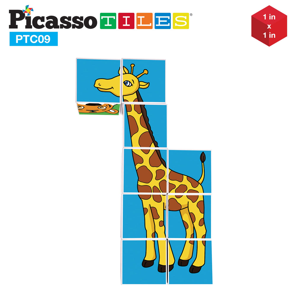 PicassoTiles 3D architectural design tiles enable imaginative construction and spatial planning.