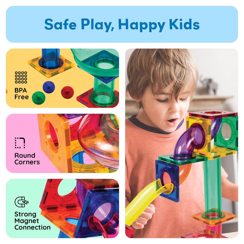 PicassoTiles 3D structure building encourages layered, imaginative construction.