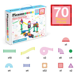 PicassoTiles 70pc STEM learning kit promotes early engineering and problem-solving.