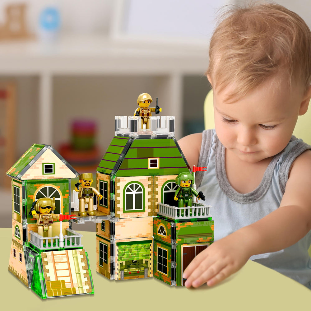 PicassoTiles eight action figures for role play and collaboration