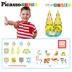 PicassoTiles animal figures spark imaginative play and character-led stories.