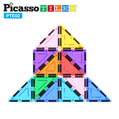 PicassoTiles BPA-free magnets ensure safe family construction time.