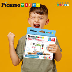 PicassoTiles BPA-free non-toxic parts ensure safe, worry-free exploration.