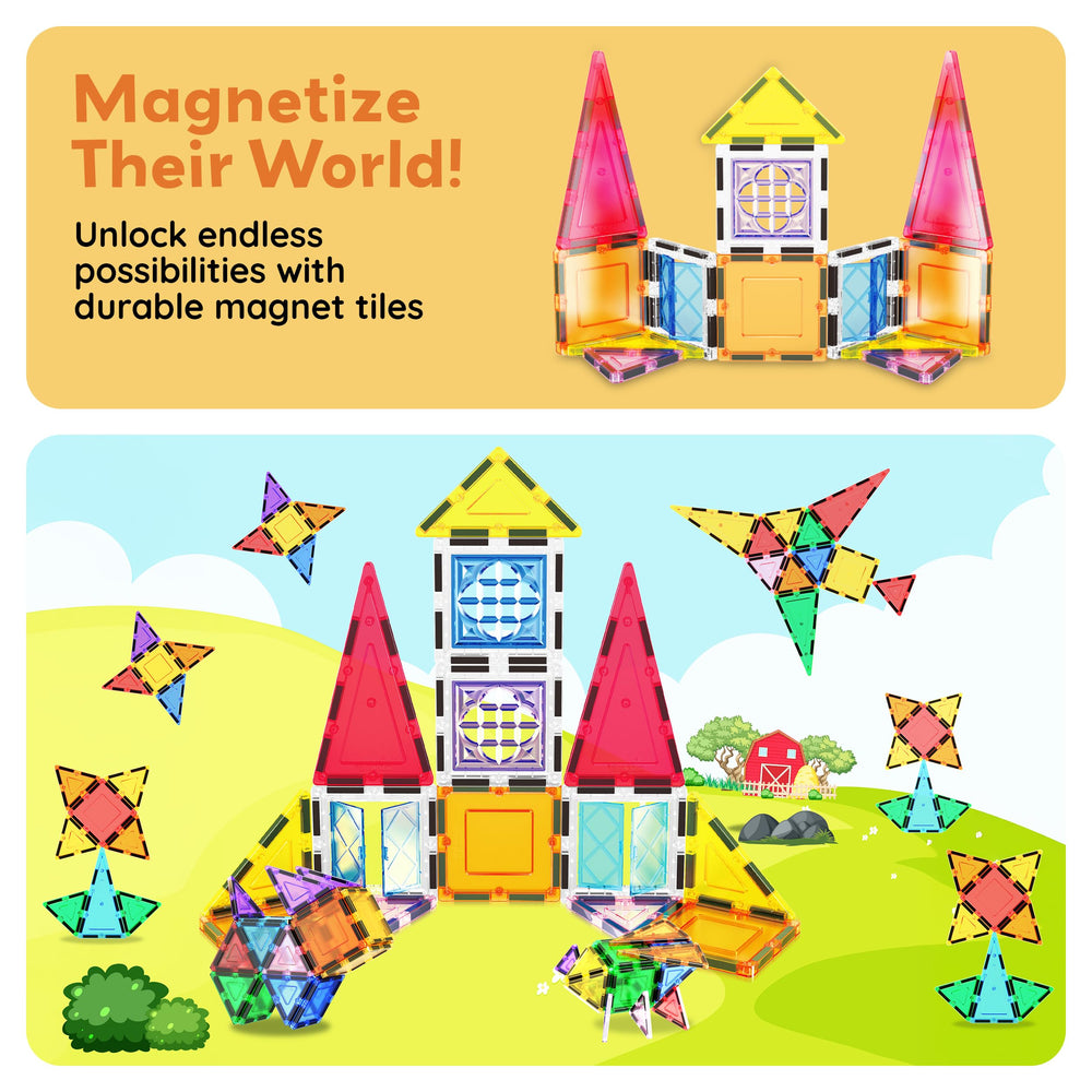 PicassoTiles BPA-free and non-toxic design supports safe exploration.
