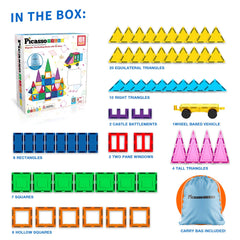 PicassoTiles BPA-free and non-toxic tiles support safe, worry-free play.