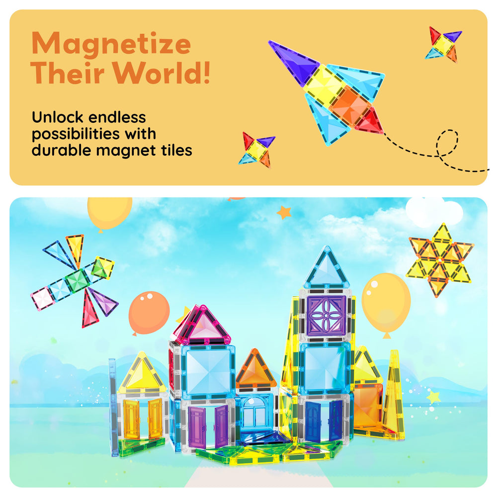 PicassoTiles BPA-free and non-toxic tiles supporting safe exploration