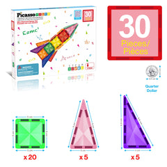 PicassoTiles bright colors support visual learning and color recognition