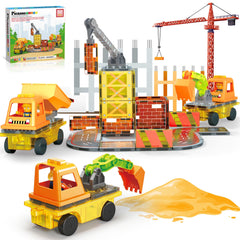 PicassoTiles crane magnet tile inspires creative construction play and fine motor skill development