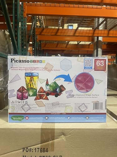 PicassoTiles creative playtime image promotes hands-on design and problem solving.