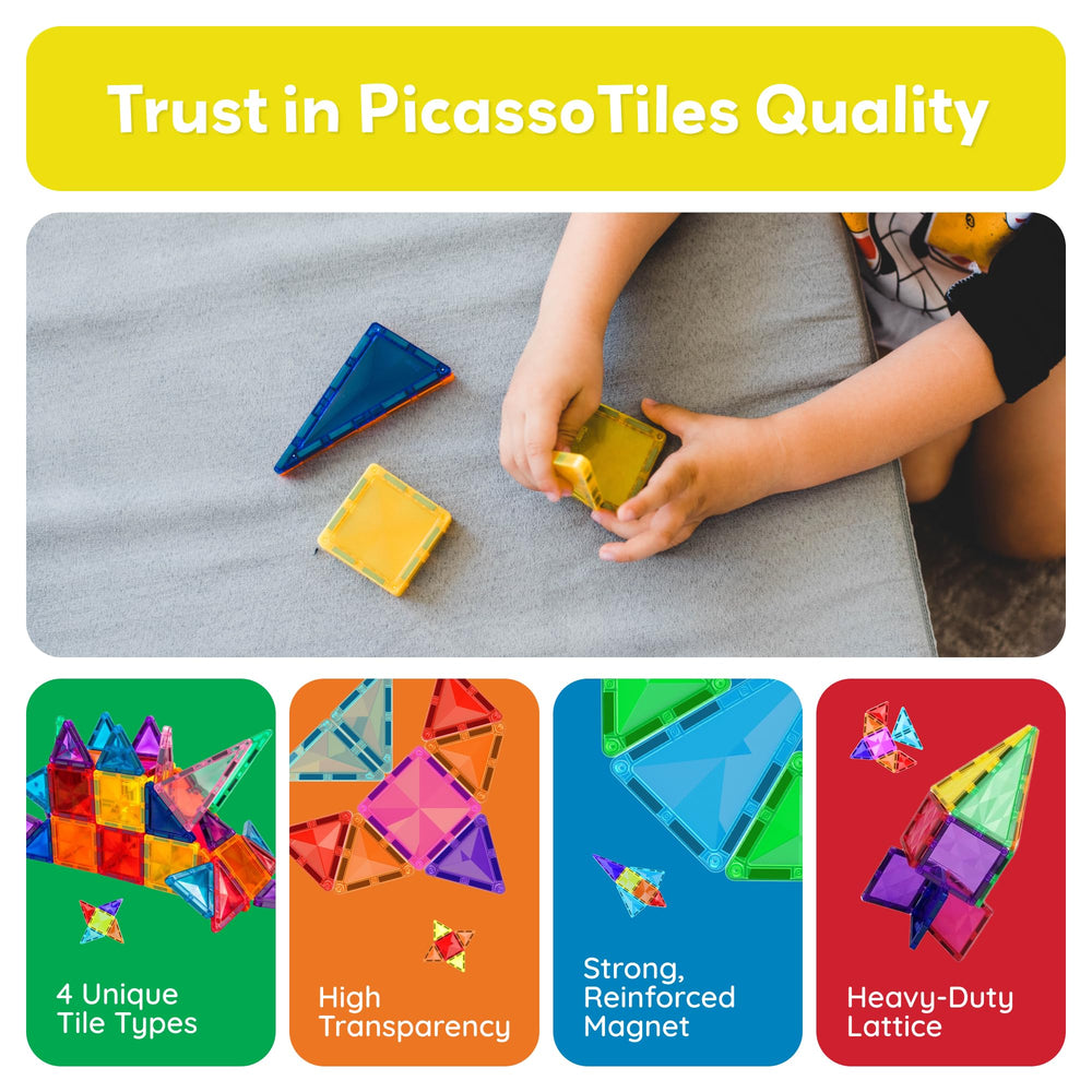 PicassoTiles diamond mini tiles gift-pack ideal for birthdays
