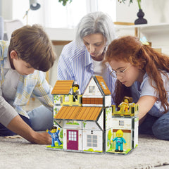 PicassoTiles double-sided tiles showing furniture and decor for realistic scenes.