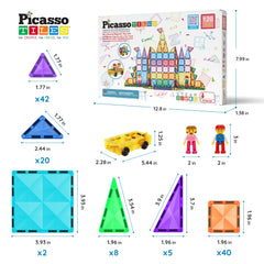 PicassoTiles durable storage case keeps tiles organized and ready