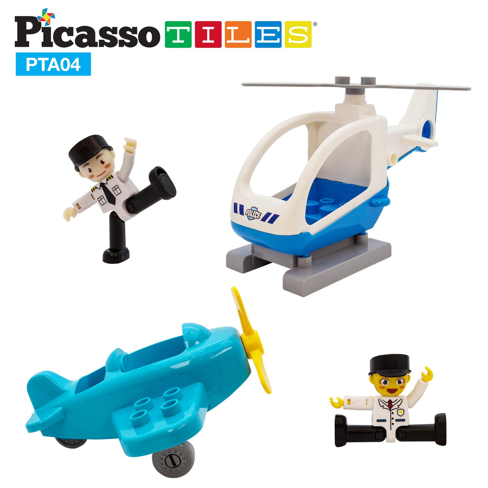 PicassoTiles edge playboard for expanded stacking play.