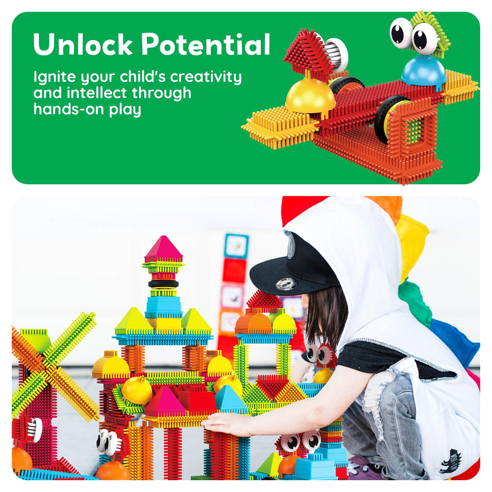 PicassoTiles family building session invites teamwork and shared satisfaction.