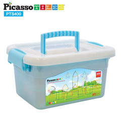 PicassoTiles family play; collaborative building fosters bonding and cooperation.