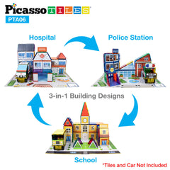 PicassoTiles family playtime fostering bonding through collaborative construction