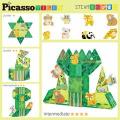 PicassoTiles fox figure adds speed and curiosity to stories.
