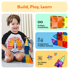 PicassoTiles geometrics 3D design intro with shapes